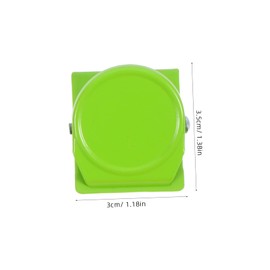 Gatuida 6pcs Magnetic Refrigerator Clips Colorful Metal Magnets for Note Photo Displays Compact Lightweight Hold Kitchen Office Classroom Accessories