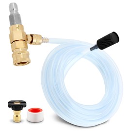 BNYTXV Downstream Injector for Pressure Washer, Adjustable Power Washer Soap and Chemical Injector Kit, 3/8 Inch Quick Connect, 4500 PSI