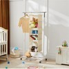 MAX Houser 6 Tier Shelf Hanging Closet Organizer, Cloth Hanging