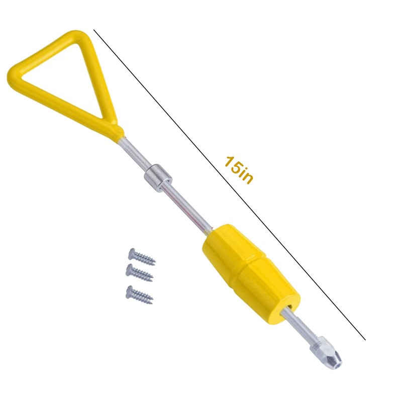 1 LB Slide Hammer with 3 Screw Tips, One Piece