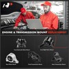 A-Premium 5PCS Engine Motor Mount and Transmission Mount Set Compatible