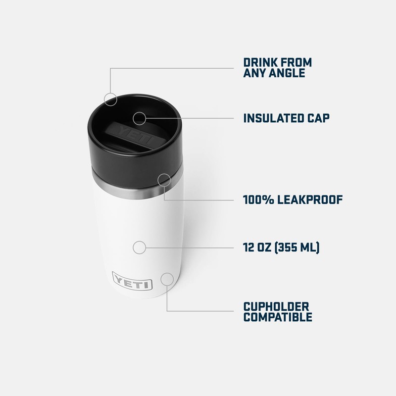 YETI Rambler Travel Bottle, Vacuum Insulated Stainless Steel Bottle with