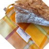 sac a sac SACASAC Baguette Tote Bag, Chequered, 100% Cotton,