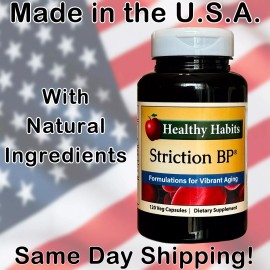 Healthy Habits Striction BP Blood Pressure Dietary Supplement - 120 Veg Capsules