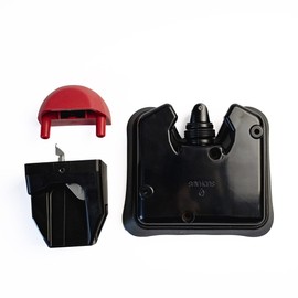 FELGNER - SUDHAUS Wheelie Bin Lock 2330 | Locking for Rubbish Containers, Wheelie Bins for 2 Wheel Containers with Standard Lid and 120 and 240 Litres | Wheelie Bin Lock | with Key