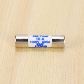10X Multimeter 10 x 38mm 1000V 10A Cylinder Ceramic Fuse White