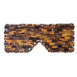ideayard Jade Eye Mask - Tiger Eye Cooling Jade Sleep Mask