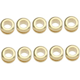 FAVOMOTO 30piezas Cuentas Para Cuerdas De Guitarra Beads De Zincado Para Guitarras Acústicas Accesorios Musicales Para Reemplazo y Personalización