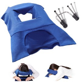 KUAZIDAR Face Down Pillow - Adjustable Stomach Sleeping Pillow for After Eye Surpery, BBL, Vitrectomy or Retinal Surgery, Prone Pillow, Washable Home Massage Pillow with Removable Cover