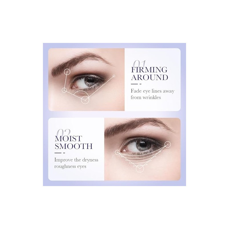 60 Parches de Ojos con Semillas de uva y Colágeno