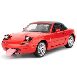 imtfzct 1/32 Mazda Miata MX-5 Model Car, Pull Back Toy Car with Sound and Light, Suitable for Children from 4-7 Years Toy Car, Collector's Model Car (Red)