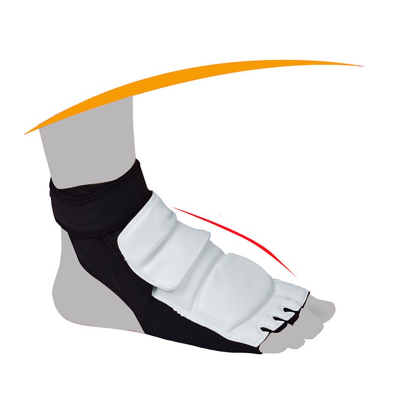 1 Pair Taekwondo Foot Protector Breathable Comfortable Slip Resistant Karate