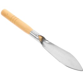 Cabilock Gardening Shovel Garden Hand Trowel, Small Stainless Steel Heavy Duty Shovel with Ergonomic Wooden Handle Gardening Spade Tools for Digging, Planting, Transplanting, Weeding