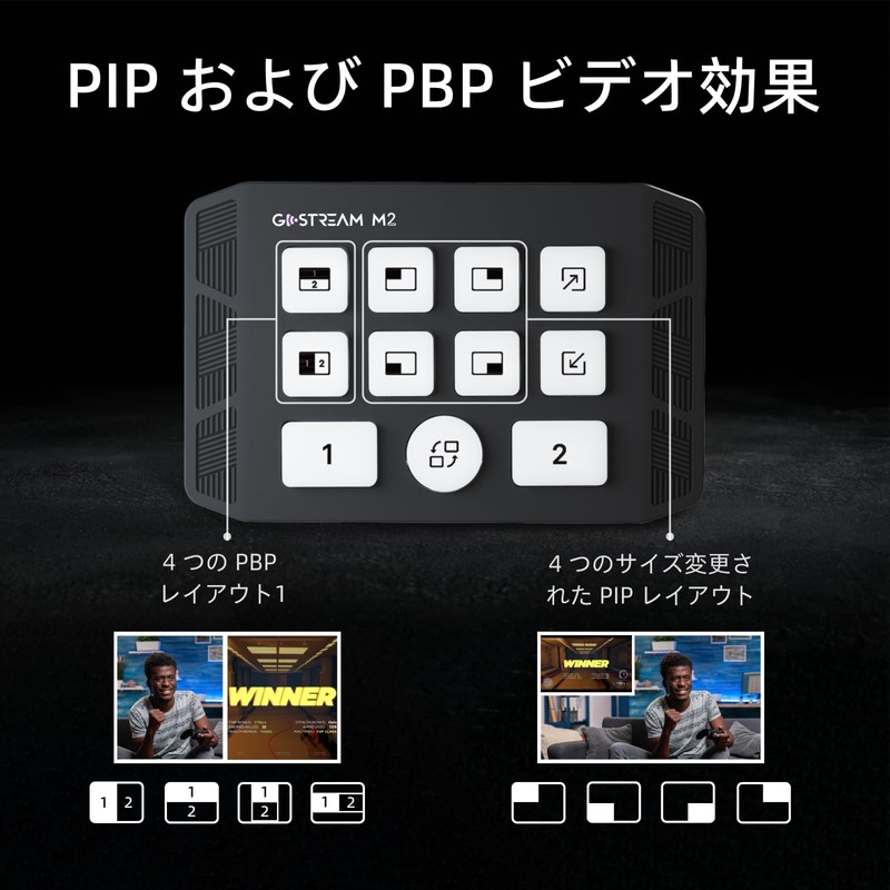 Osee GoStream M2 Capture Card for Streaming, Dual 4K HDMI