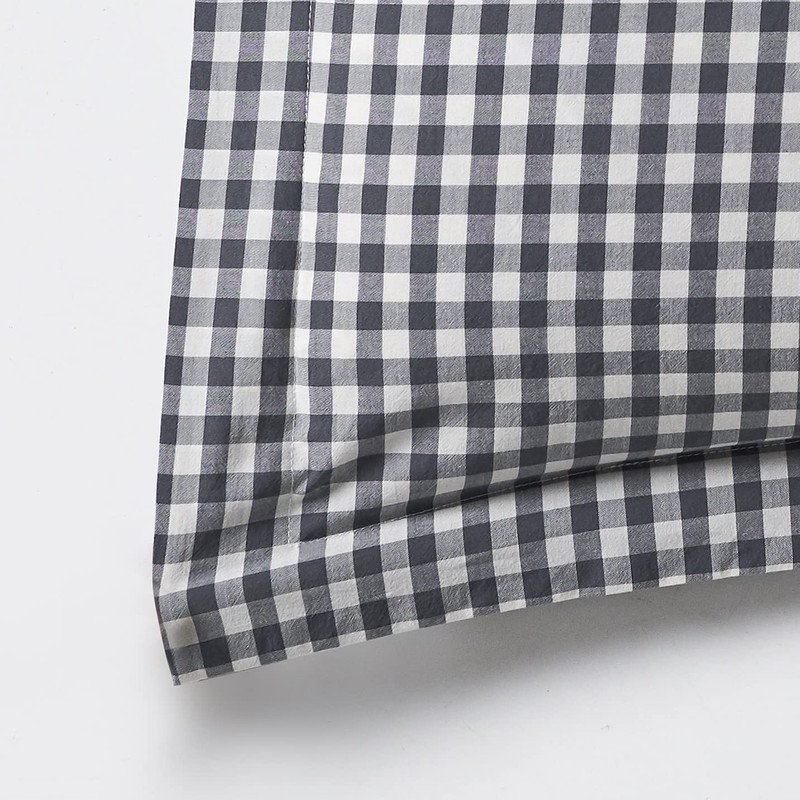 Soft and Light Cotton Easy Care Standard Checkered 2 Count,