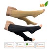 HealthyNees 2 Set Open Toe 20-30 mmHg Compression Leg Calf