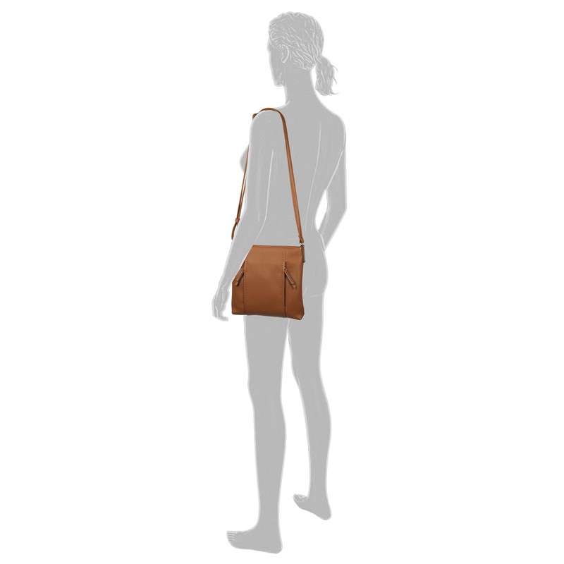 TOM TAILOR Beca Women's Shoulder Bag Crossbody Bag Medium, cognac