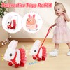 LINMANSHUO Sbunny Toys Interactive Electronic Pet, Hopping Wind Up Bunny,