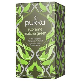 Pukka Teas Organic Supreme Matcha Green - 20 Teabags x 4 Pack