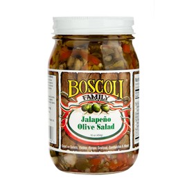 Boscoli Family Jalapeno Olive Salad, 15.5 oz.