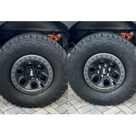 V-LUX AUTO Ford Bronco Raptor Wheel Nut Covers / Lug Nut Covers (24 PCS) - Glossy Black