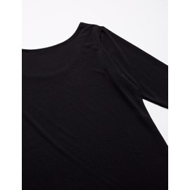 Fork 9001 Women's Innerwear, Cut and Sewn, 3/4 Sleeves, Medical Care, 17, Black, Black
