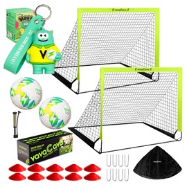 VavaCava Portable Soccer Goal Set with Balls and Accessories