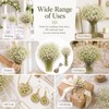 100Pcs Baby’s Breath Flowers, White Gypsophila for Wedding