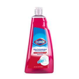 Clorox Ultra Concentrated Dish Soap, Apple Blossom Scent Dishwashing Liquid Soap, 26 FL Oz, Bleach-Free Formula Dish Soap Liquid Powers Through Grease