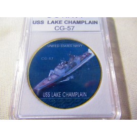 US NAVY - USS LAKE CHAMPLAIN / CG-57 Challenge Coin