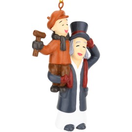 Tree Buddees A Christmas Carol Scrooge & Tiny Tim Ornament