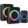 Tecknet Waterproof Wireless Bell Set Wireless Doorbell
