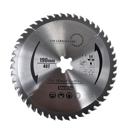 JJW – Hanna Germany Carbide Circular Saw Blade 190 x 2.6 x 20 Torx Teeth 48 WZ for Festo Festool Precisio CS 50 – Pack of 1 4250980601223