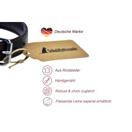 Schnüffelfreunde Leather Dog Collar