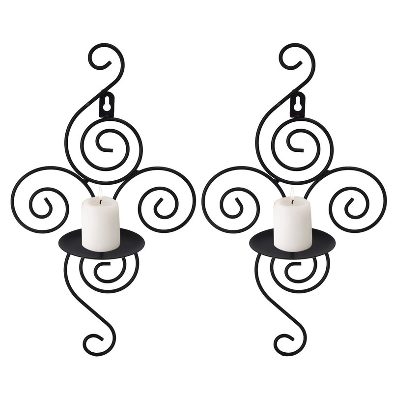 Wall Mounted Candle Stick Elegant Candle Holder for Living Room