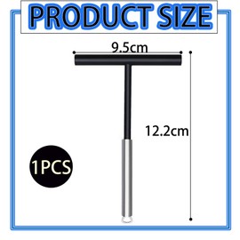 leersao Crepes Distributor 19.5 cm, 1 Piece High-Quality Crepe Maker Accessories Dough Distributor Home Kitchen Cooking Baking Tools for Pancakes Crepe Dough or Palate Ham, Dishwasher Safe