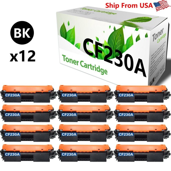 For HP 12PK CF230A Ink Cartridge for M203d Printer