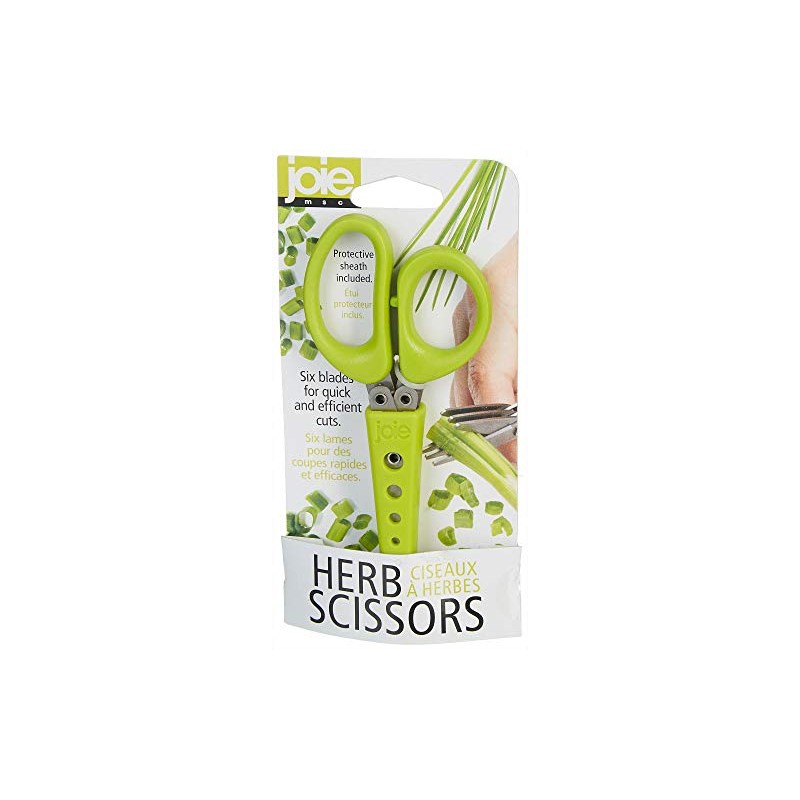 Joie 6 Blade Herb Scissors with Protective Sheath includes Blade