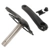 34T Bike Crankset Hollow Integrated Single Speed Round Chainring Aluminium