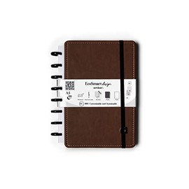 Ambar EcoSmart Notebook A5 PU 100Sheets 100G ClassroomMates Brown