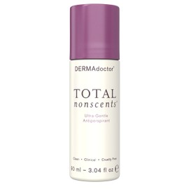 DERMAdoctor Antiperspirant for Women, Total NonScents Ultra-Gentle Unscented Antiperspirant for Sensitive Skin deodorant, Clinical Strength Deodorant For Women & Men; Hypoallergenic Roll On - 3.04 oz