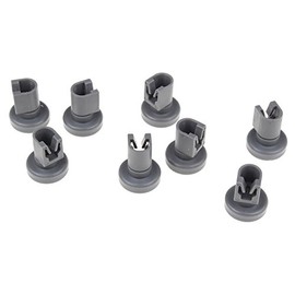 Upper Basket Wheel Fits AEG/ Electrolux/ Moffat/ Tricity Bendix/ Zanussi Dishwasher, Pack of 8