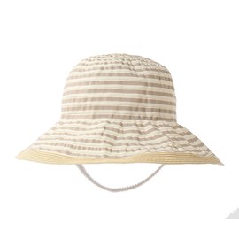 Magracy Baby Kids Girls Summer Sun Protection Foldable Straw Hat Beach Hat, champagne-coloured