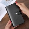 Romozi RFID Credit Card Holder, Leather Business Card Organizer with