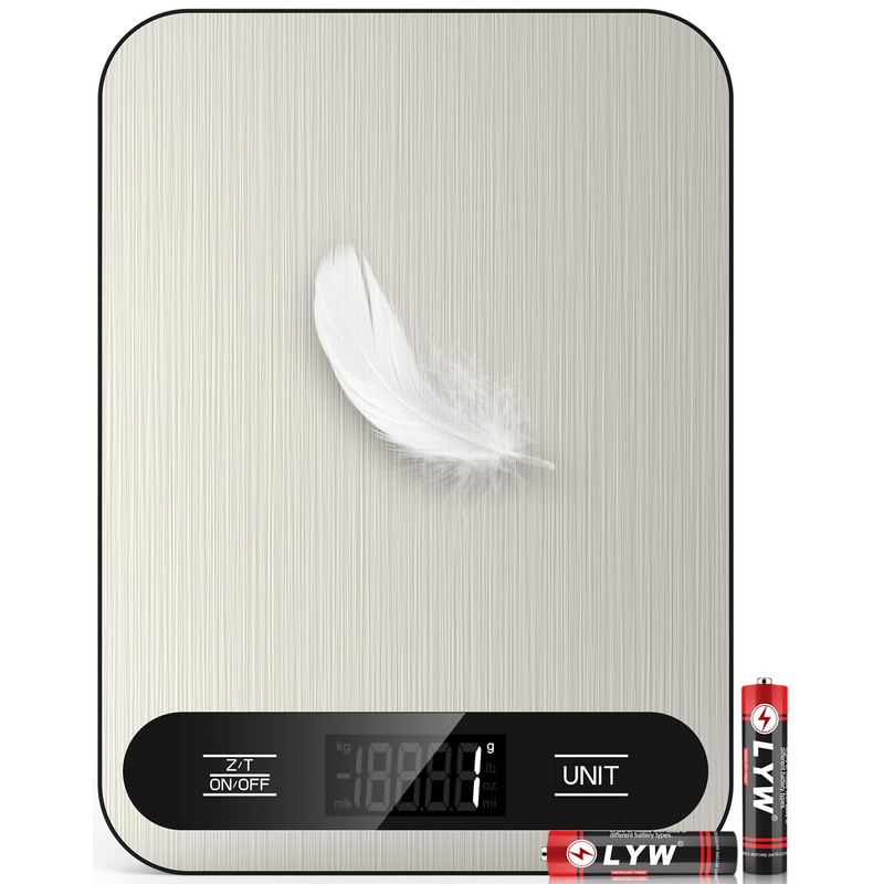 Mik-Nana Food Scale, 22lb Digital Kitchen Scale with 6 Units