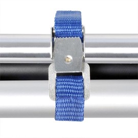 Pro Plus Fastening Straps for Bicycle Carrier Blue Set of 4 40 cm Metal Buckles