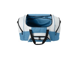 Port Authority - Standard Colorblock Sport Duffel. BG99, Carolina Blue/ Grey, OSFA