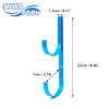 WWD POOL Swimming Pool Aluminum Pole Hanger Set, Blue, 1-Pack