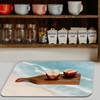 Beach Dish Mat Drying Kitchen Mat 2 Pack Sea Conch