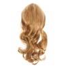 Women Long Hair Wig Light Brown Color Middle Parting Breathable